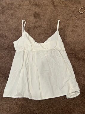 Brandy Melville White Spaghetti Strap Cami Top